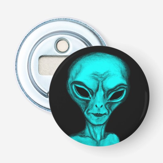 Alien Button Flesopener (Voorkant)