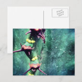 Alien Cactus Briefkaart (Voorkant / Achterkant)