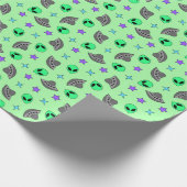 Alien Cadeaupapier (Hoek)