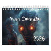 Alien Calendar 2025 UFO Kalender (Hoes)