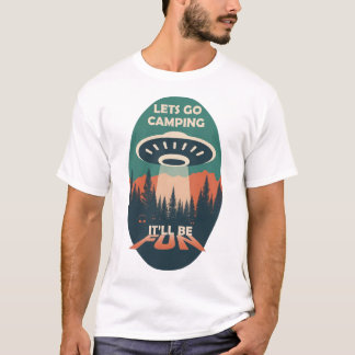Alien Camping Fun T-shirt