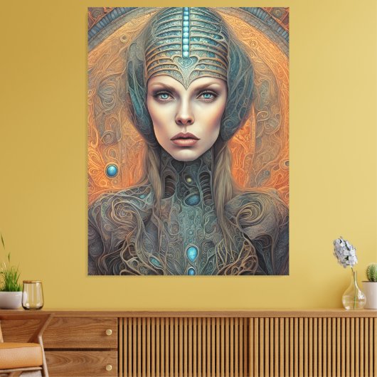 Alien Canvas Afdruk (Insitu (Woonkamer))