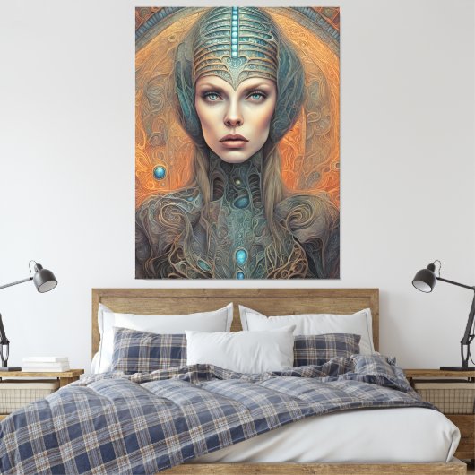 Alien Canvas Afdruk (Insitu (Slaapkamer))