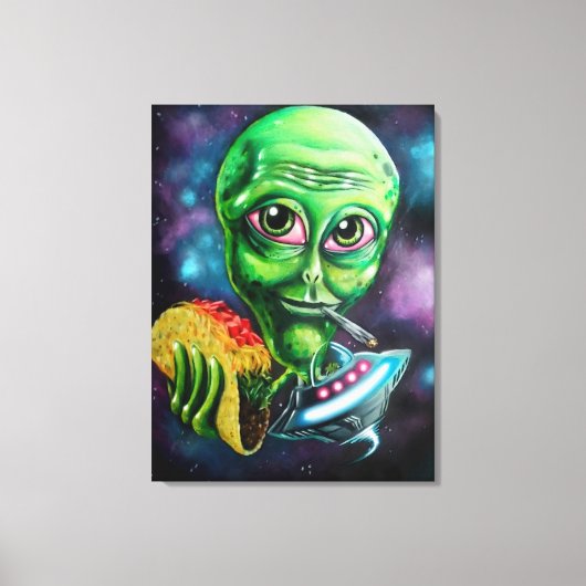 Alien Canvas Afdruk (Voorkant)