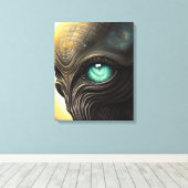 Alien Canvas afdrukken (Insitu (Houten vloer))