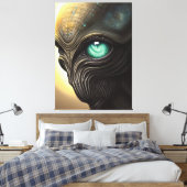 Alien Canvas afdrukken (Insitu (Slaapkamer))