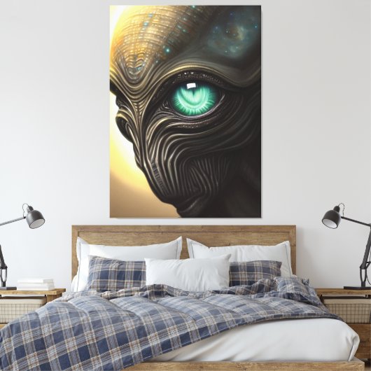 Alien Canvas afdrukken (Insitu (Slaapkamer))