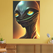 Alien Canvas afdrukken (Insitu (Woonkamer))