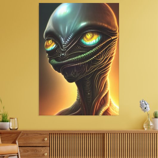Alien Canvas afdrukken (Insitu (Woonkamer))