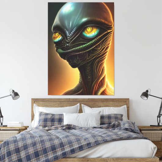 Alien Canvas afdrukken (Insitu (Slaapkamer))