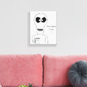Alien Canvas Muur Art Braces (Insitu (Woonkamer))