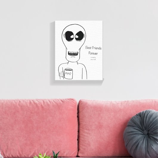 Alien Canvas Muur Art Braces (Insitu (Woonkamer))