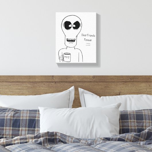 Alien Canvas Muur Art Braces (Insitu (Slaapkamer))