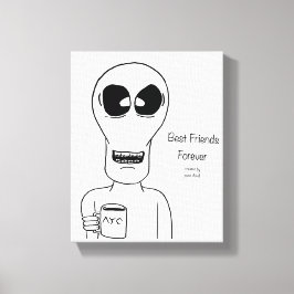 Alien Canvas Muur Art Braces Afdruk