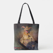 Alien Canvas tas (Achterkant)