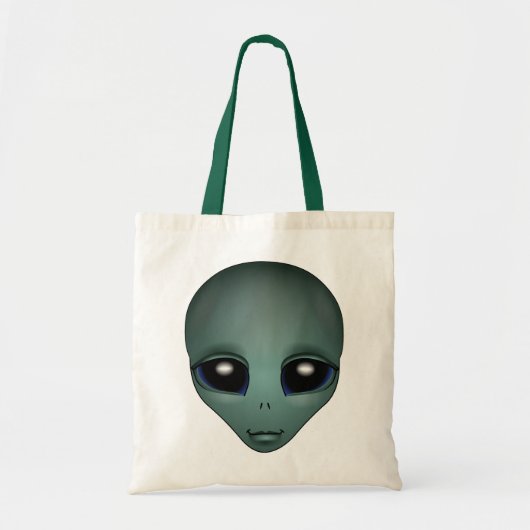Alien-Canvas tassen en cute Alien Grocery-tas (Voorkant)