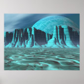 Alien Canyonlands Poster (Voorkant)