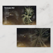 Alien Captive Visitekaartje (Voorkant / Achterkant)