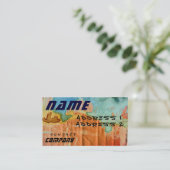 Alien Cardboard-Visitekaartje Visitekaartje (Staand voorkant)