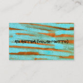 Alien Cardboard-Visitekaartje Visitekaartje (Achterkant)