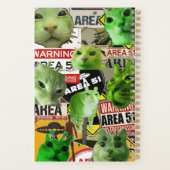 Alien Cat Invasion: de Area 51 Felines Planner (Achterkant)