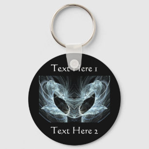 Alien Cat. Mystical Fantasy Art Fractal. Sleutelhanger