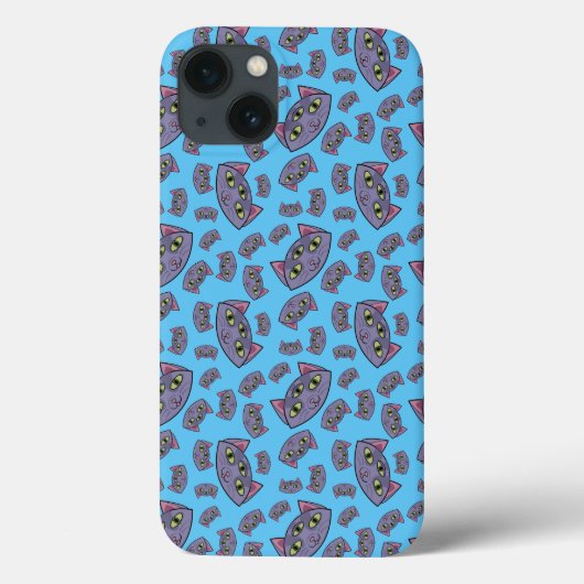 Alien Cat Pattern Case-Mate iPhone Case (Achterkant)