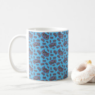 Alien Cat Pattern Koffiemok