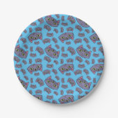Alien Cat Pattern Papieren Bordje (Voorkant)