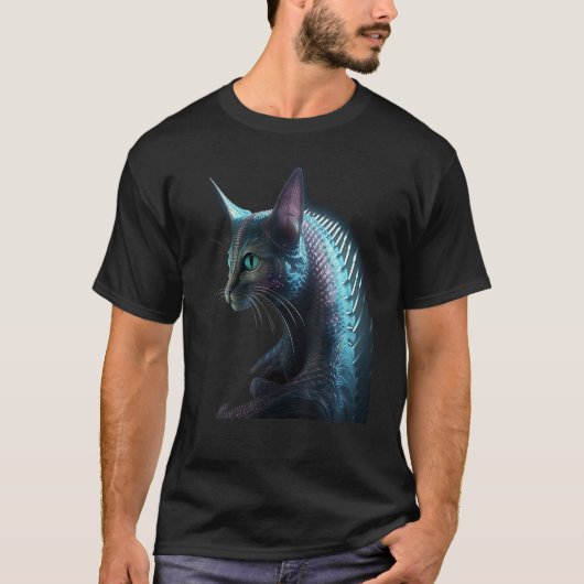 Alien Cat T-shirt (Voorkant)