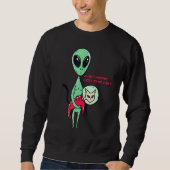 Alien Cat Trui (Voorkant)
