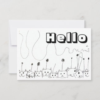 Alien Cats Notitiekaartje