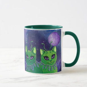 Alien Cats Space Cat Galaxy Astral Art Mok