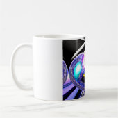 Alien celestial-kattenkunst koffiemok (Links)
