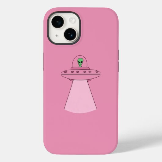 Alien Charmant en Fun Case-Mate iPhone Case (Achterkant)