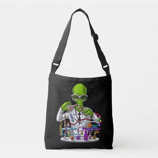 Alien Chemistry leraar Crossbody Tas (Voorkant)