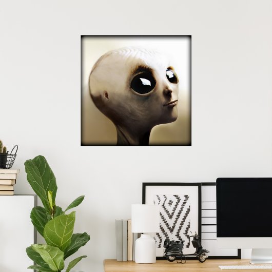 Alien Child Poster (Thuiskantoor)