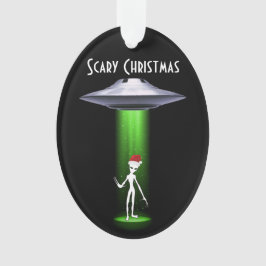 Alien Christmas 🛸 UFO Grappig Feestelijk Fabulous Ornament