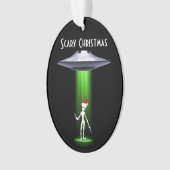 Alien Christmas 🛸 UFO Grappig Feestelijk Fabulous Ornament (voorkant)