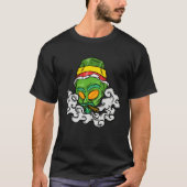 Alien Cigar Loving Alien Extraterrestrial T-shirt (Voorkant)