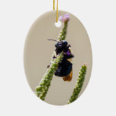 Alien Circus Bee Keramisch Ornament (Achterkant)