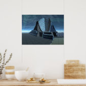 Alien City Gingez el Performance Arts Center Poster (Keuken)