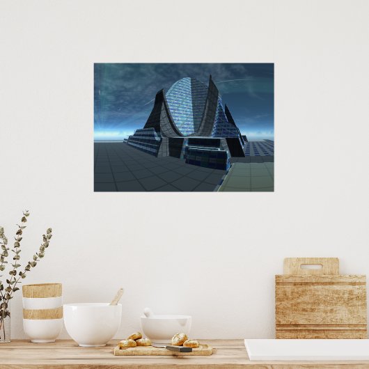 Alien City Gingez el Performance Arts Center Poster (Keuken)