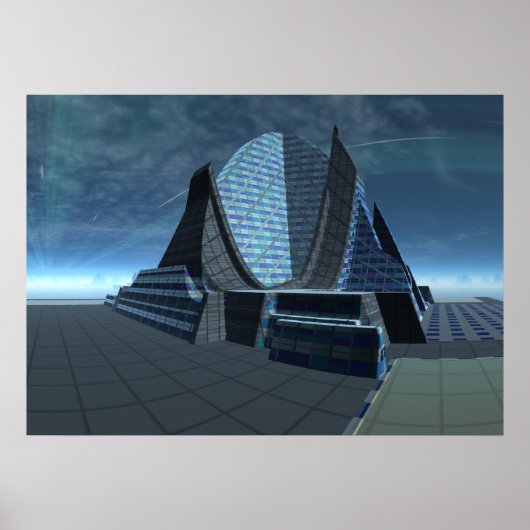 Alien City Gingez el Performance Arts Center Poster (Voorkant)