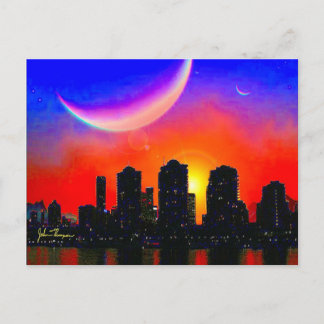 Alien City Post Card Briefkaart