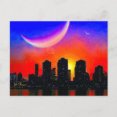 Alien City Post Card Briefkaart (Voorkant)