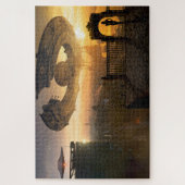 Alien Cityscape Legpuzzel (Verticaal)