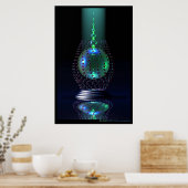Alien Cocktail Poster (Keuken)