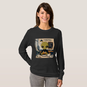 Alien Coffee Good Vibes Lange Mouwen T-shirt