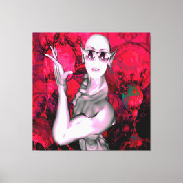 Alien Contact Canvas Afdruk